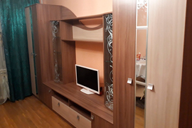 Стенка с витриной для посуды Гармония