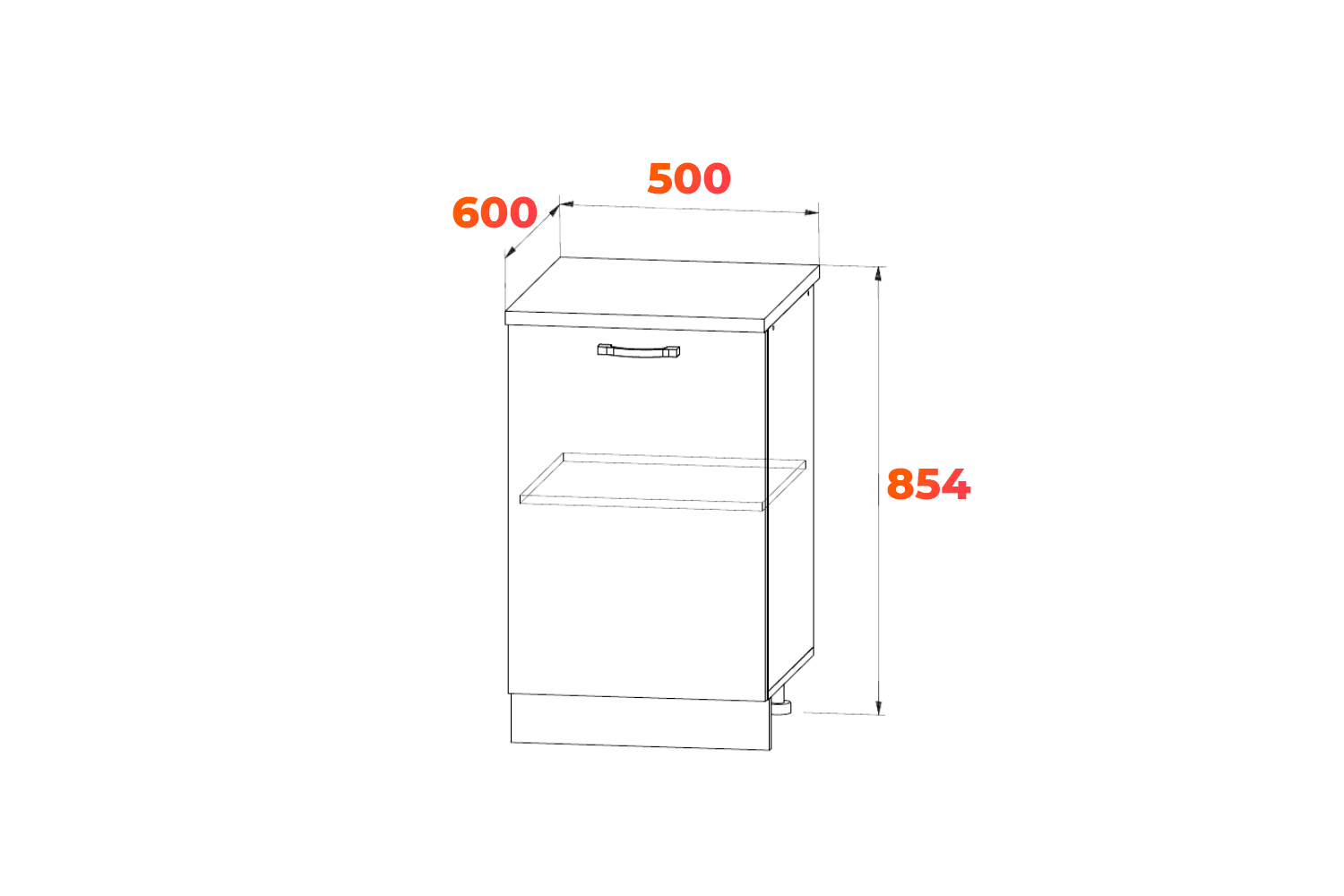 Схема рабочего стола С 500