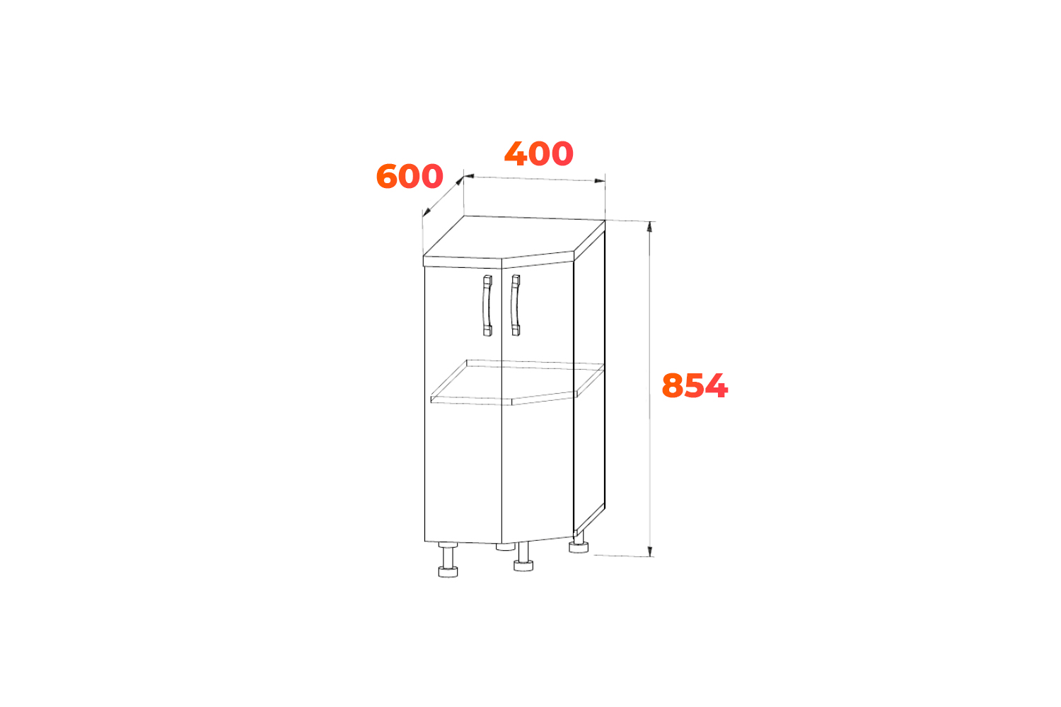 Схема торцевого модуля СТ 400