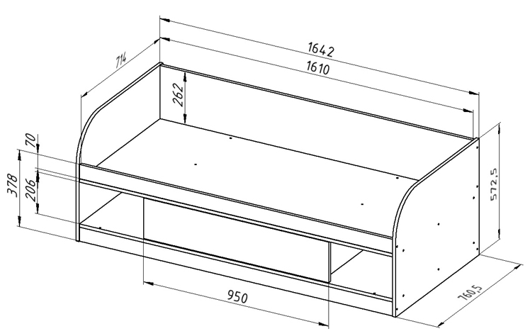 Схема кровати Соня-4