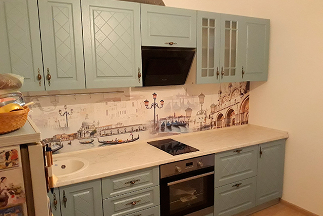 Прямай кухня Гранд в ЖК ID Мурино