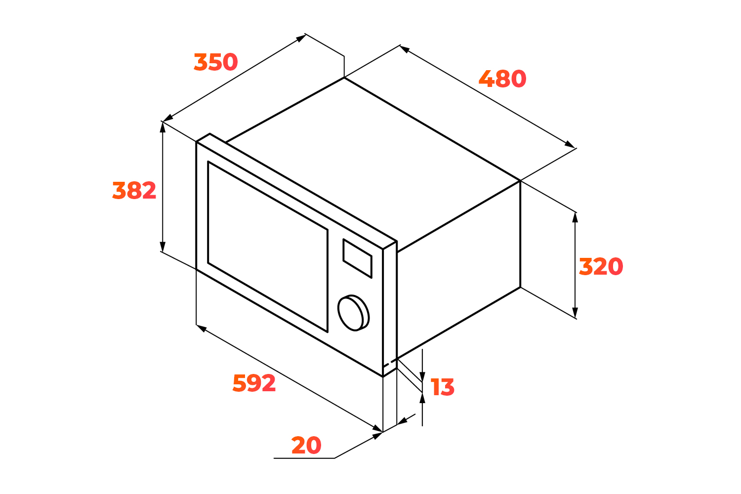 Схема встраиваемой СВЧ XMBO 202S