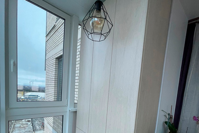 Шкаф на лоджию в ЖК Академ Парк на Бутлерова