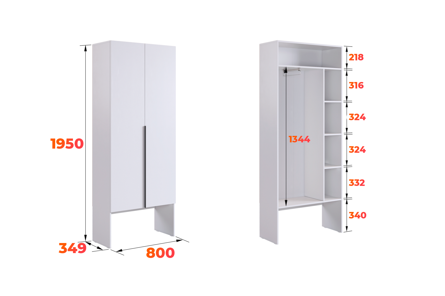 Схема шкафа Баско L800