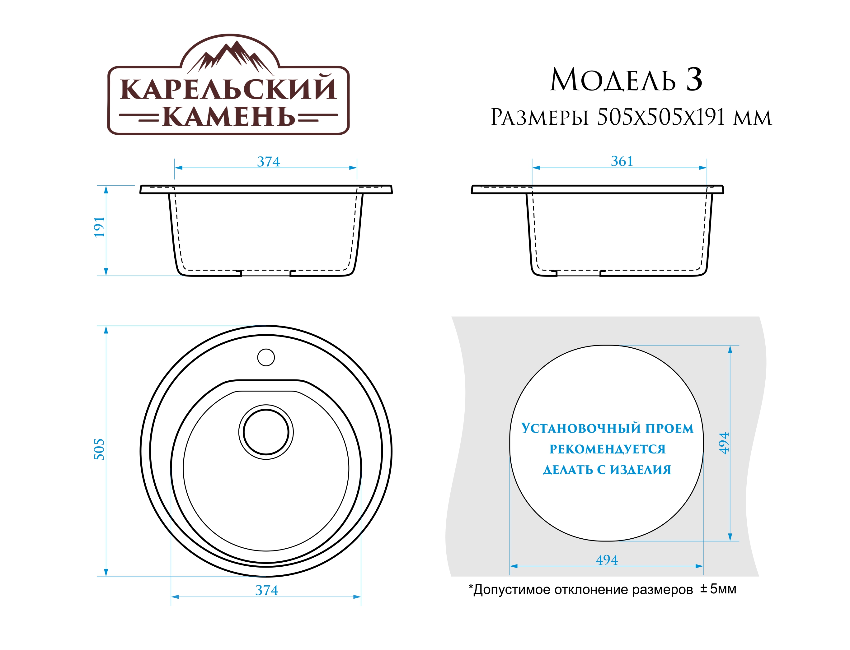 Схема каменной мойки Z3