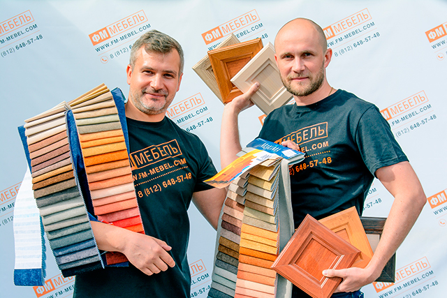 Бесплатный выезд с образцами тканей