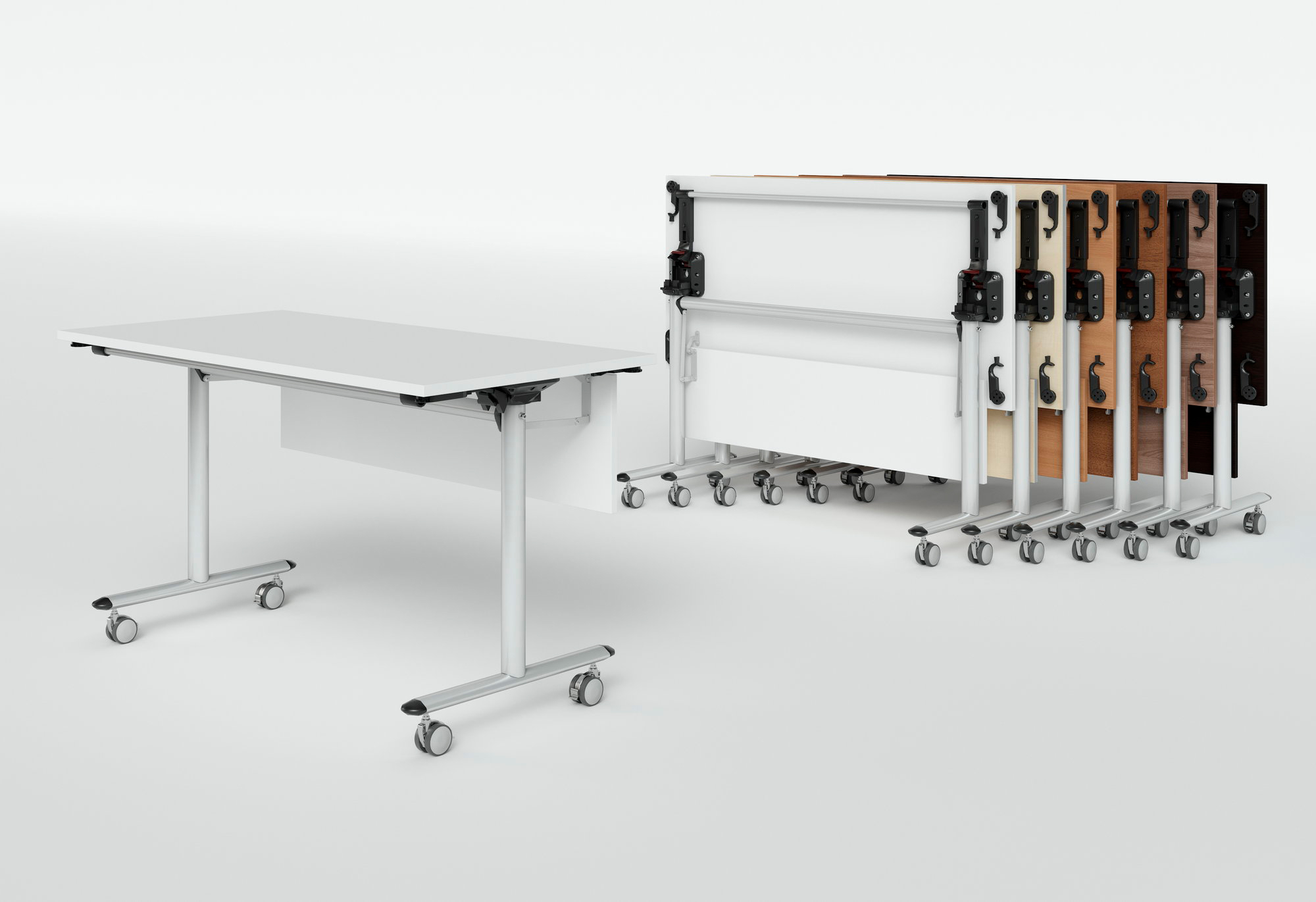 Столы Имаго мобайл в интерьере