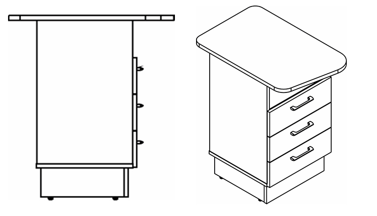 Схема тумбы Скилл SFLC-3D.3