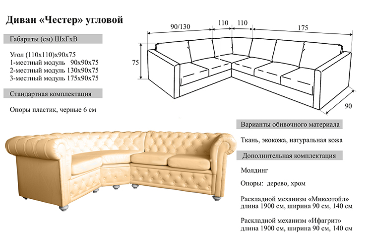 Модульный диван Одеон по низкой цене с гарантией производителя - Доставка по Москве и МО