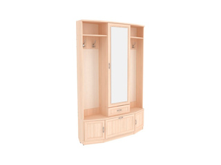 Фото Гарун АРТ. 600 Шкаф для прихожей с зеркалом. Модульная система Гарун.