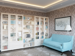 Фото Вариант комплектации Рабочий кабинет/библиотека Гарун-К №5. Домашние кабинеты.