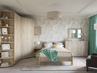 Фото Вариант комплектации спальни Гарун-К №6. Наборы для спальни.