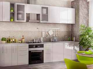 Фото Гарнитур Капля №3. Кухонные гарнитуры Капля.