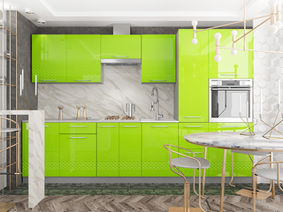 Фото Гарнитур Капля №6. Кухонные гарнитуры Капля.