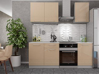 Фото Гарнитур Капля №7. Кухонные гарнитуры Капля.