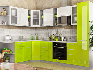 Фото Гарнитур Капля №10. Кухонные гарнитуры Капля.