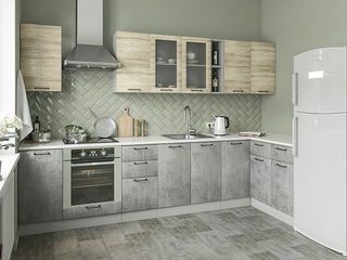 Фото Гарнитур Лофт №6. Кухонные гарнитуры Лофт.