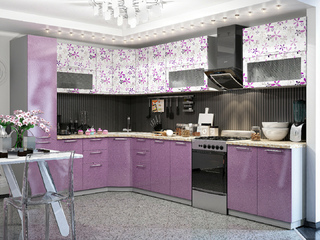 Фото Гарнитур Флора №1. Кухонные гарнитуры Флора.