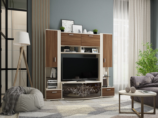 Фото Мини-стенка Флора. Мини-стенки.