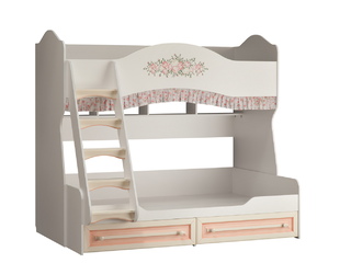 Фото Алиса Кровать двухъярусная. Модульная детская Алиса.