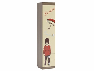 Фото Челси Шкаф комбинированный (с ящ. 1-створчатый). Модульная детская Челси.