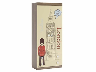 Фото Челси Шкаф комбинированный (с ящ. 2-створчатый). Модульная детская Челси.