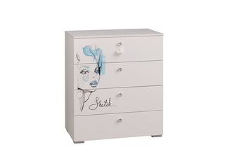 Фото Гламур Комод. Модульная детская Гламур.