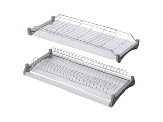 Фото Посудосушитель с каркасом 2-х уровневый (хром) в модуль 450мм.. Посудосушители.