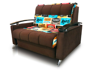 Фото Диван-кровать «Парус 09 с накладками» 1200. Диван Парус 09.