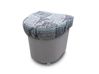 Фото Банкетка полукруглая. Пуфы.