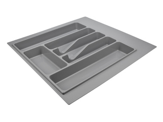 Фото Лоток для столовых приборов в секцию 500-550мм, СЕРЫЙ. Комплектующие.