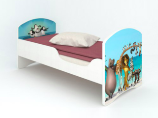 Фото Кровать CLASSIC «Мадагаскар». Кровати с принтом.