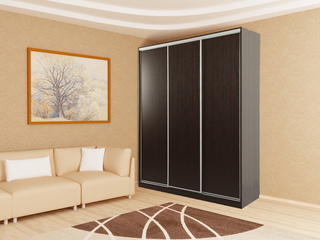 Фото Шкаф-купе Бассо 5 (полки слева). Шкафы-купе Бассо.