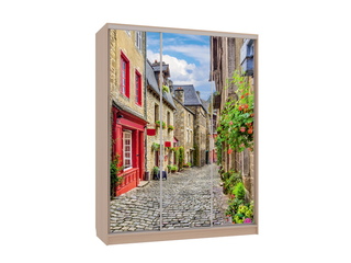 Фото Шкаф-купе Бассо 7.Европа (полки слева). Шкафы-купе Бассо.