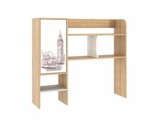 Фото Лайт-1 Надстройка стола компьютерного 1200. Модульные компьютерные столы Лайт-1.