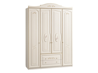 Фото Диана Голд Шкаф 4-створчатый. Модульная спальня Диана Голд.