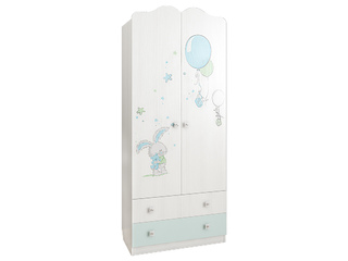 Фото Бонни Шкаф комбинированный (с ящ. 2-створчатый). Модульная детская Бонни.