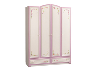 Фото Акварель Шкаф 4-створчатый. Модульная детская Акварель.