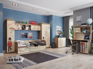 Фото Детский гарнитур Челси. Детские гарнитуры Челси.