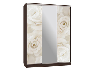 Фото Шкаф-купе Бассо 10-600 розы. Шкафы-купе Бассо.