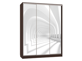 Фото Шкаф-купе Бассо 7.58 (полки слева). Шкафы-купе Бассо.