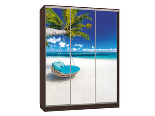 Фото Шкаф-купе Бассо 7.77 (полки слева). Шкафы-купе Бассо.