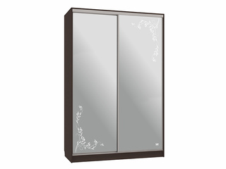 Фото Шкаф-купе Рио 4.Цветы 2 (полки справа). Шкафы-купе Рио.