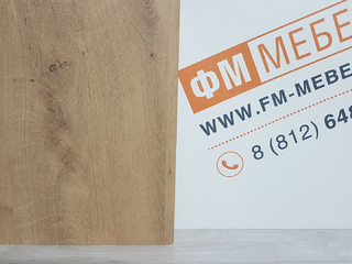 Фото Столешница в цвете «Дуб Бунратти» - влагостойкая 38 мм (Декор100Ш). Столешница 38мм - Влагостойкая.