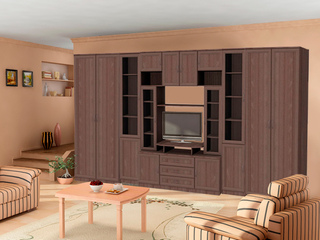 Фото Стенка А4. Наборы для гостиной.