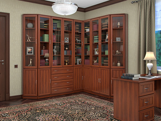 Фото Угловая библиотека А28. Наборы для библиотеки.