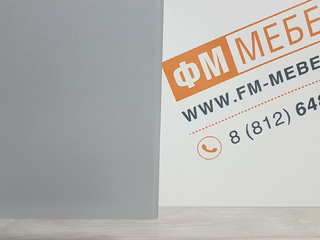 Фото Столешница в цвете «Алюминий» - влагостойкая 38 мм (Декор 42). Столешница 38мм - Влагостойкая.