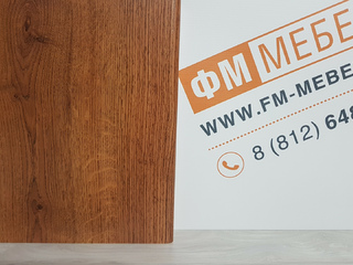 Фото Столешница в цвете «Старый Дуб» - влагостойкая 38 мм (Декор 82). Столешница 38мм - Влагостойкая.