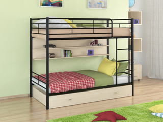 Фото Двухъярусная кровать Севилья-3ПЯ. Двухъярусные металлические кровати.