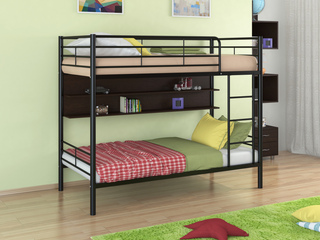 Фото Двухъярусная кровать Севилья-3П. Двухъярусные металлические кровати.